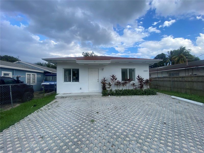 Exterior details and patio area of a home in , Miami (Image 14). Exterior details and patio area of a home in , Miami (Image 14).
