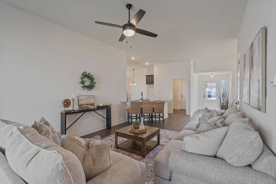 Furnished interior view inside a new home in Grand Oaks Reserve, Cleveland (Image 10).