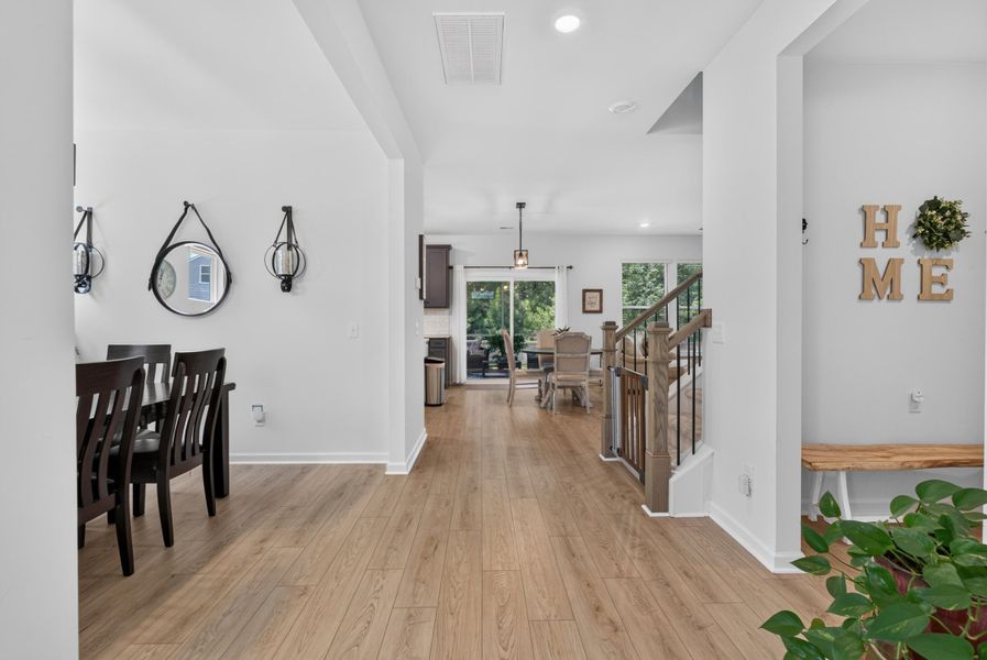 Furnished interior view inside a new home in , Charleston (Image 11).