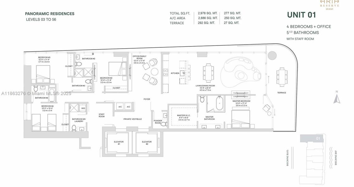 2D floor plan layout of this home in Aria Reserve, Miami, FL (Image 2). 2D floor plan layout of this home in Aria Reserve, Miami, FL (Image 2).