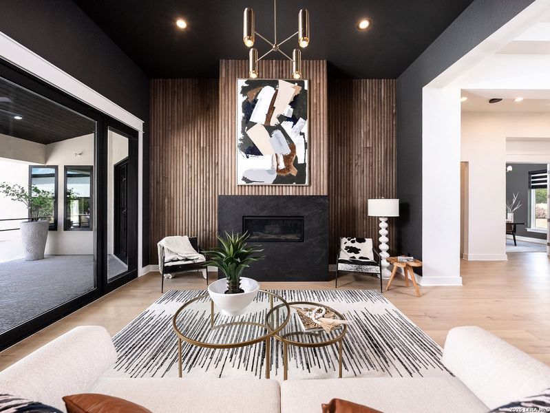 Furnished interior view inside a new home in , Boerne (Image 11).
