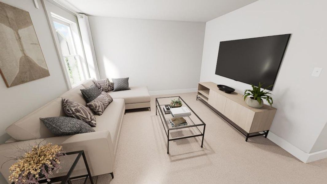 Furnished interior view inside a new home in McConnell Ridge, McLeansville (Image 11).