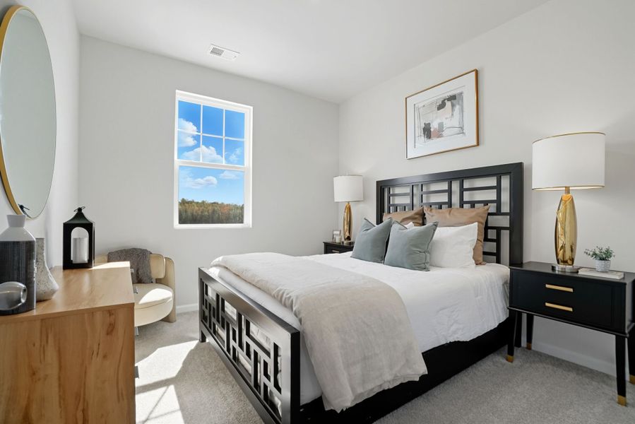 Representative furnished interior of a home built from the Shelby by Mattamy Homes in The Townes at Westfall, Gastonia (Image 18).