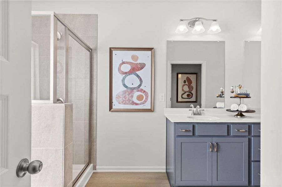 Furnished interior view inside a new home in Laurel Ridge, Rock Spring (Image 15).