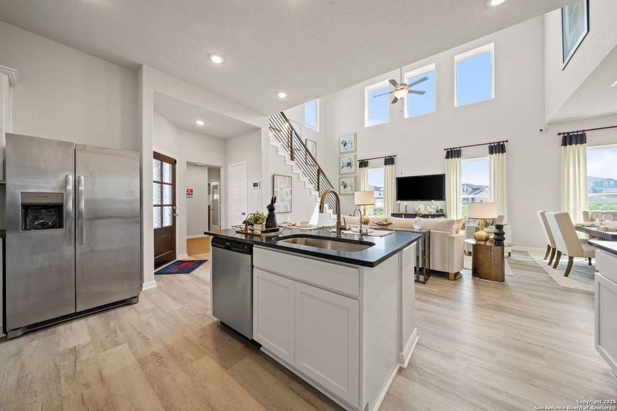 Furnished interior view inside a new home in Applewhite Meadows, San Antonio (Image 30). Furnished interior view inside a new home in Applewhite Meadows, San Antonio (Image 30).