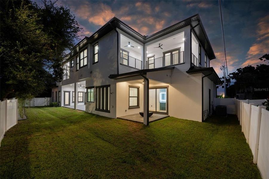 Exterior details and patio area of a home in , Tampa (Image 40). Exterior details and patio area of a home in , Tampa (Image 40).