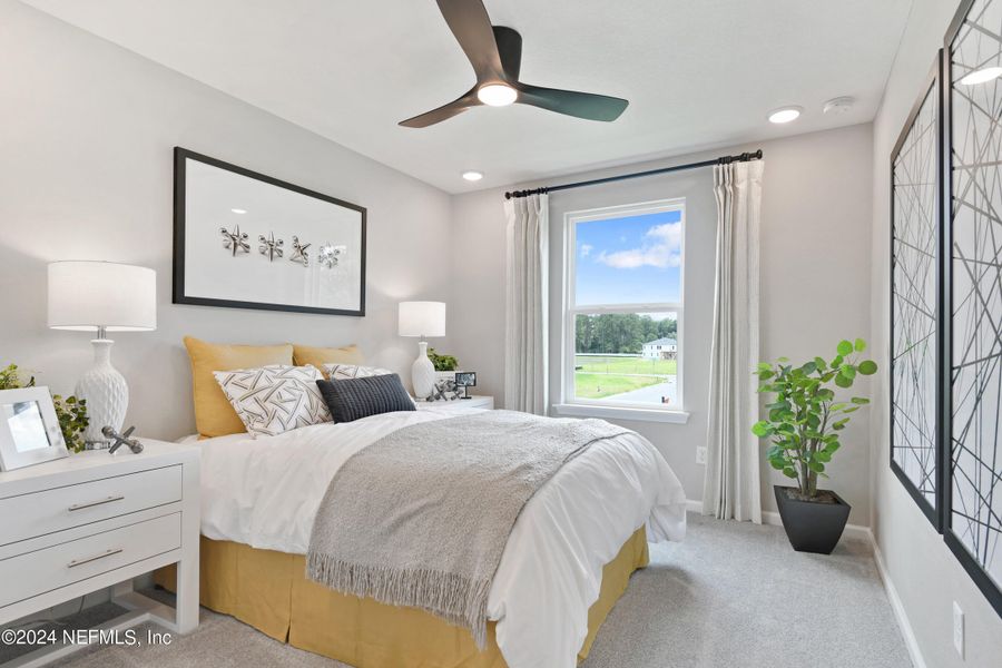 Furnished interior view inside a new home in , Jacksonville (Image 15).