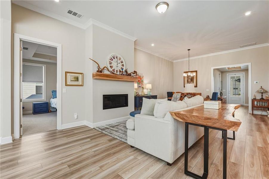 Furnished interior view inside a new home in , Hoschton (Image 14).