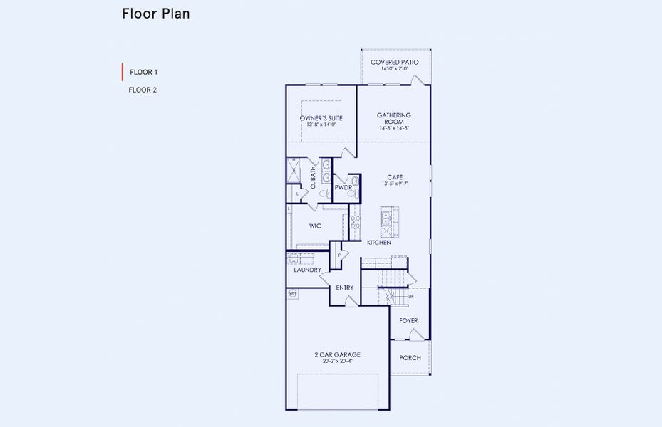 2D floor plan layout of this home in Clearhaven, Princeton, TX (Image 3).