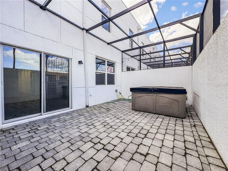 Exterior details and patio area of a home in , Davenport (Image 22).