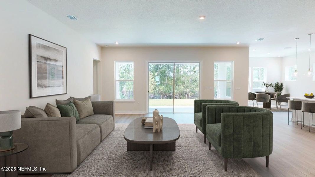 Furnished interior view inside a new home in RiverTown - Vista, St. Johns (Image 11).