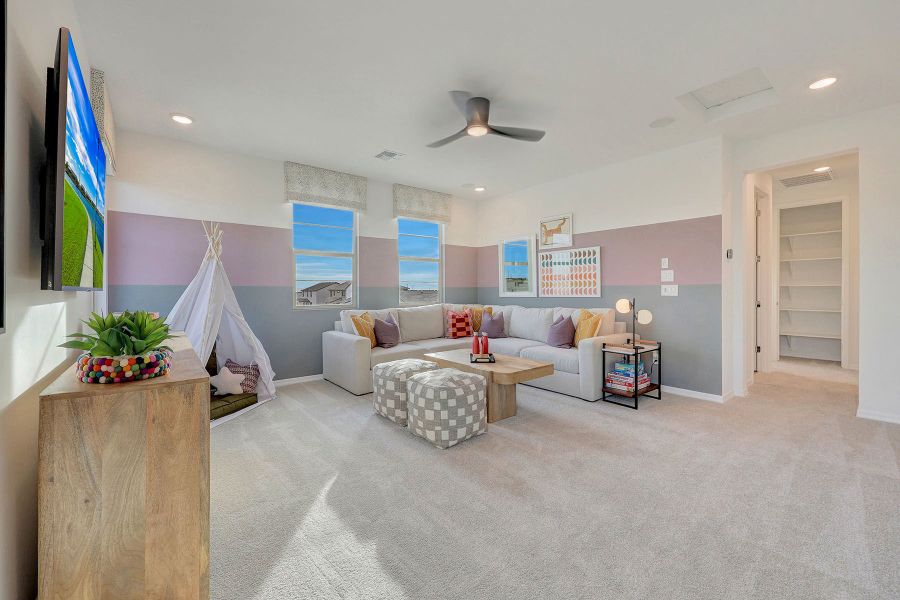 Representative furnished interior of a home built from the Sienna by Mattamy Homes in Tyler Ranch, Buckeye (Image 33).