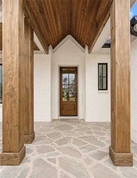 Exterior details and patio area of a home in , Rydal (Image 3). Exterior details and patio area of a home in , Rydal (Image 3).