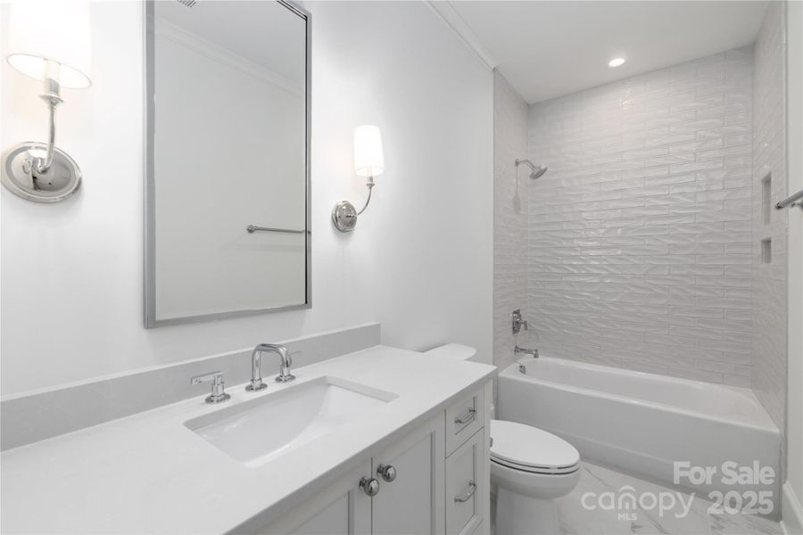 Furnished interior view inside a new home in , Charlotte (Image 29).