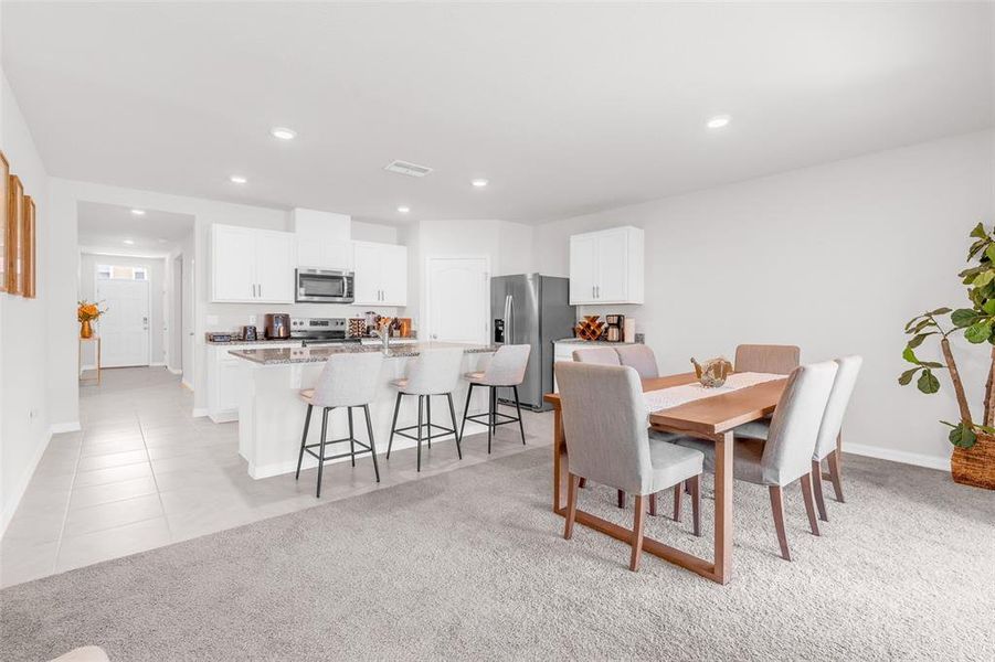 Furnished interior view inside a new home in Cypress Park Estates, Haines City (Image 15).