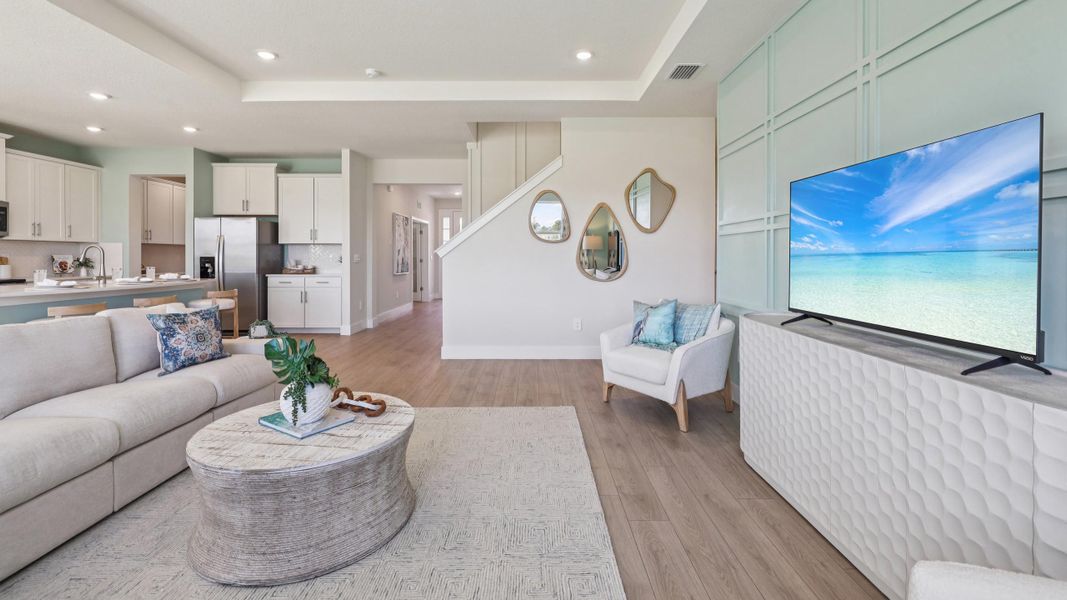 Representative furnished interior of a home built from the Holden by D.R. Horton in Tartan Farms at Winding Oaks, Ocala (Image 17).