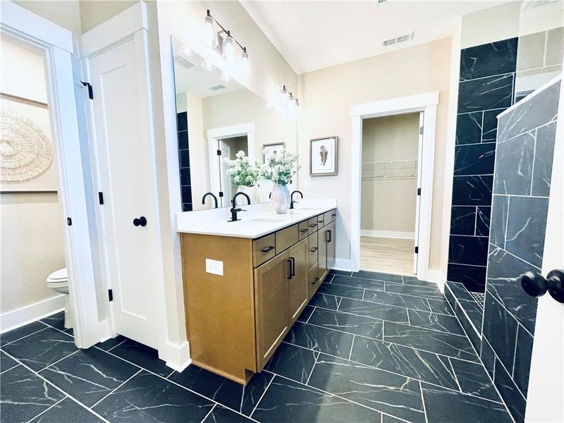 Furnished interior view inside a new home in Hopewell Reserve, Cumming (Image 27). Furnished interior view inside a new home in Hopewell Reserve, Cumming (Image 27).