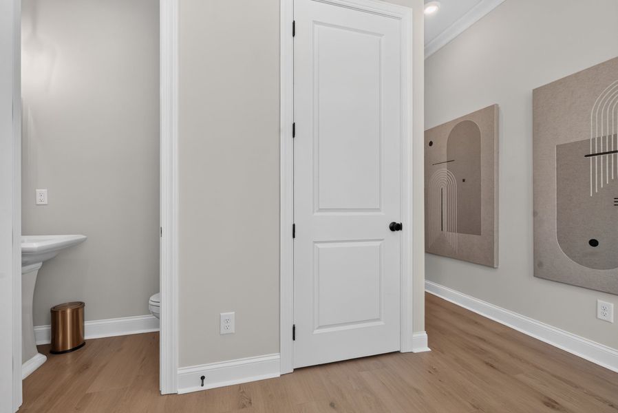Representative unfurnished interior of a home built from the The Benton IV by The Providence Group in Ward's Crossing Townhomes, Johns Creek (Image 23).