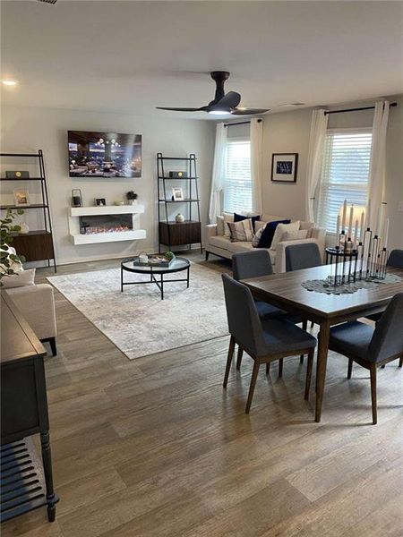 Furnished interior view inside a new home in Twin Oaks, Villa Rica (Image 3).