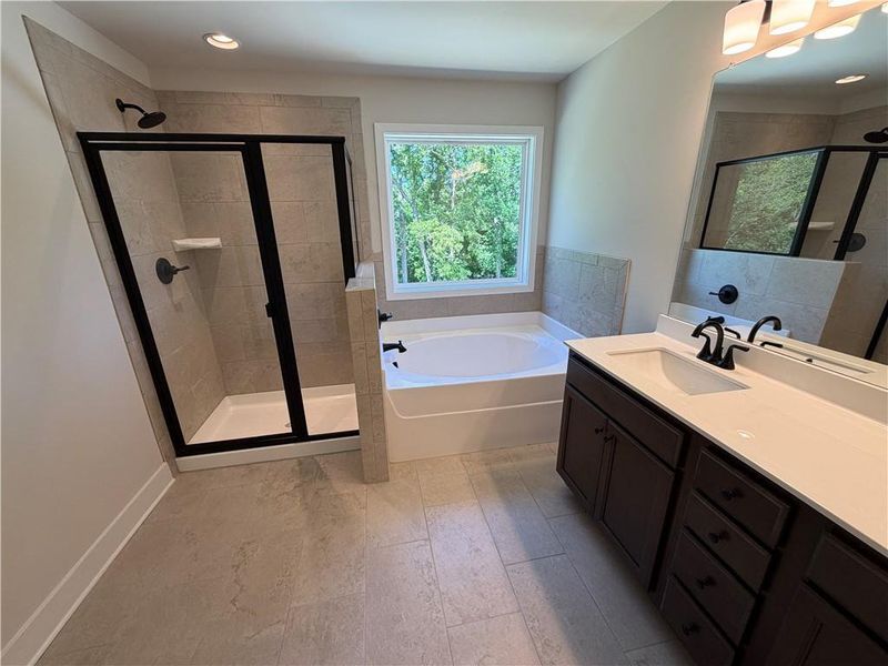 Furnished interior view inside a new home in Millstone at Mundy Mill, Gainesville (Image 9).