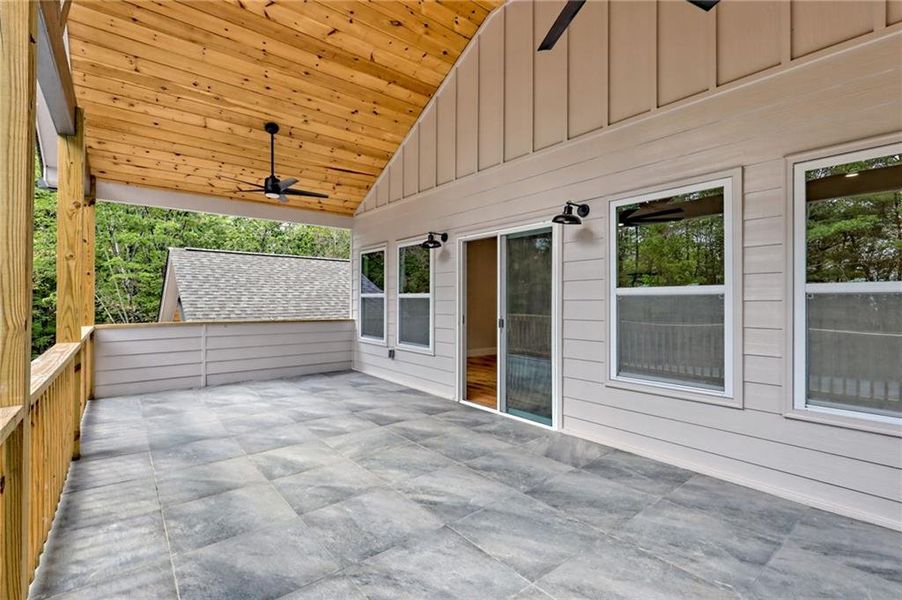 Exterior details and patio area of a home in , Clayton (Image 32).