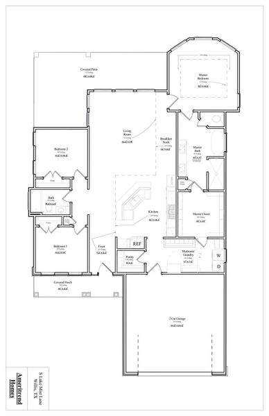 2D floor plan layout of this home in , Willis, TX (Image 3).