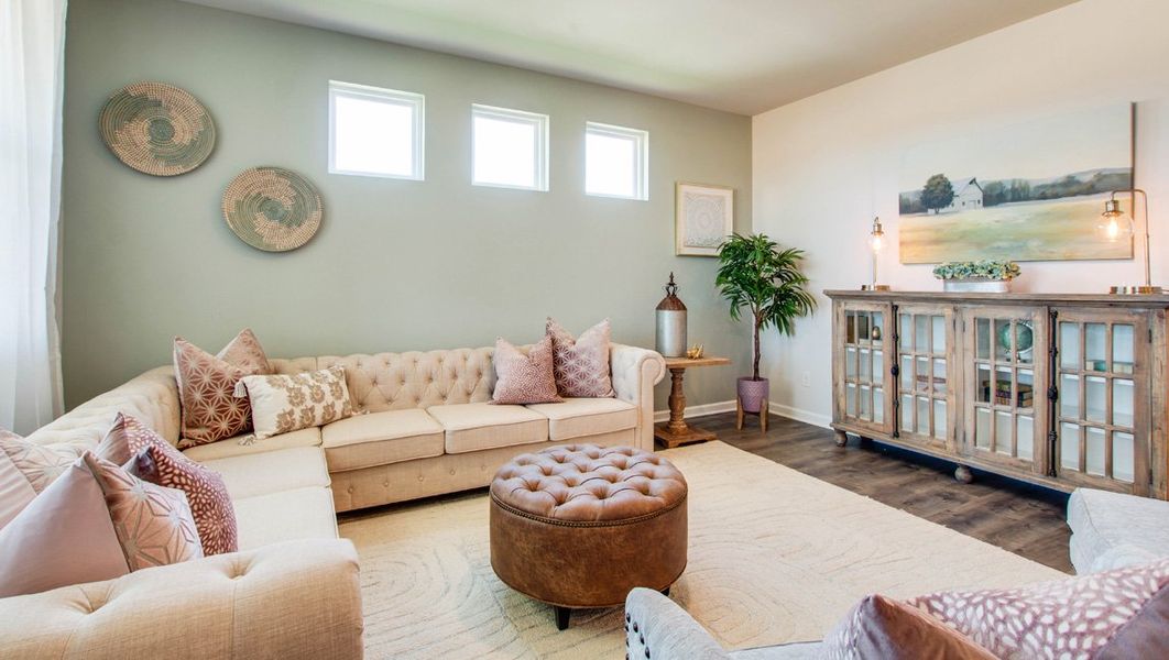 Furnished interior view inside a new home in Legacy Farms, White House (Image 11).