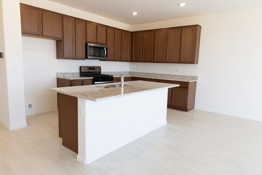 Furnished interior view inside a new home in Colina de Anza Agave, Tucson (Image 3).