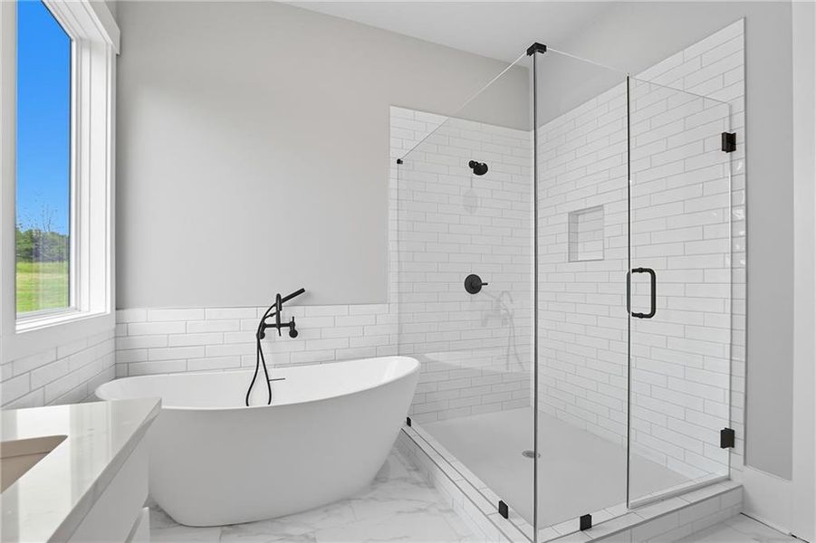 Furnished interior view inside a new home in Old Town Estates, Dacula (Image 11).