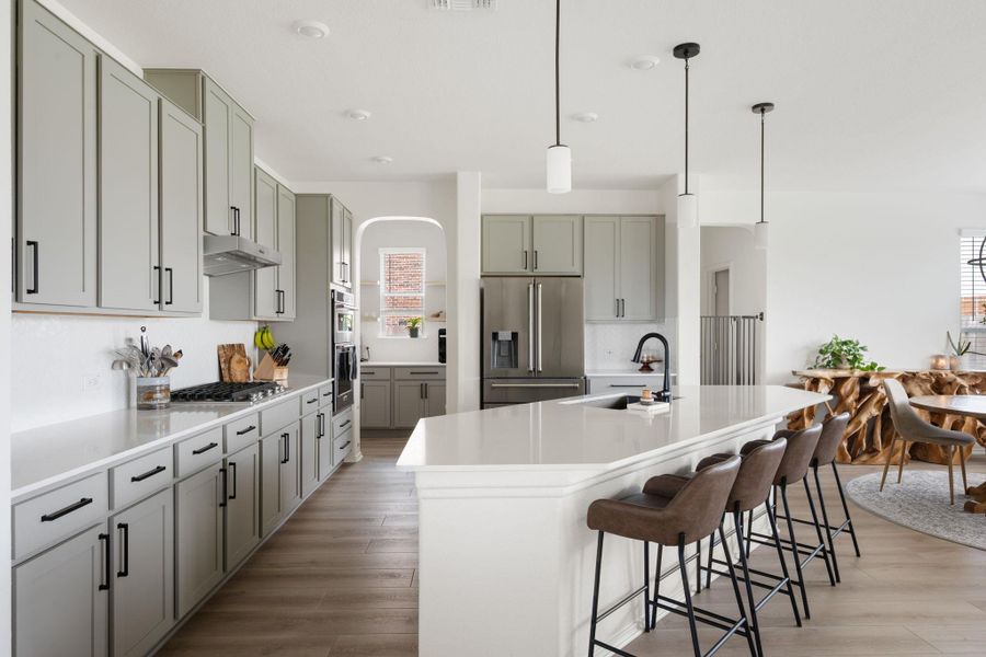 Furnished interior view inside a new home in , Round Rock (Image 10).