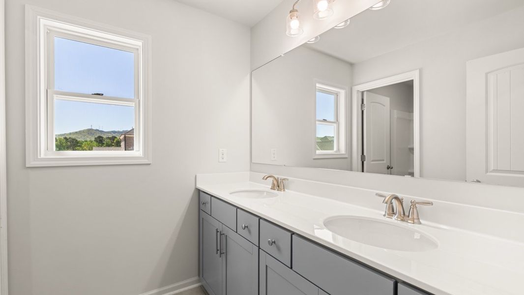Representative interior finishes for a home built from the Lynnbrook by D.R. Horton in Thalley Creek Estates, Cumming (Image 12).