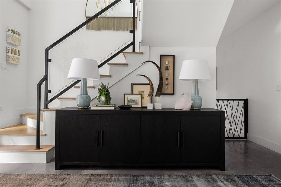 Furnished interior view inside a new home in , Dallas (Image 7).