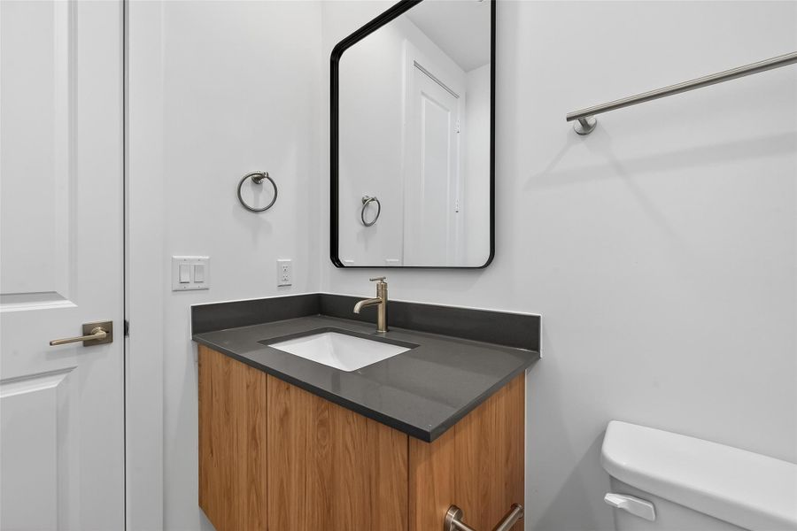 Furnished interior view inside a new home in Middle Street Lofts on the Bayou, Houston (Image 35).