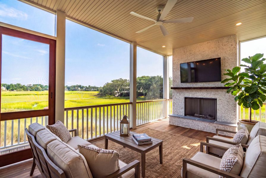 Exterior details and patio area of a home in , Mount Pleasant (Image 38).