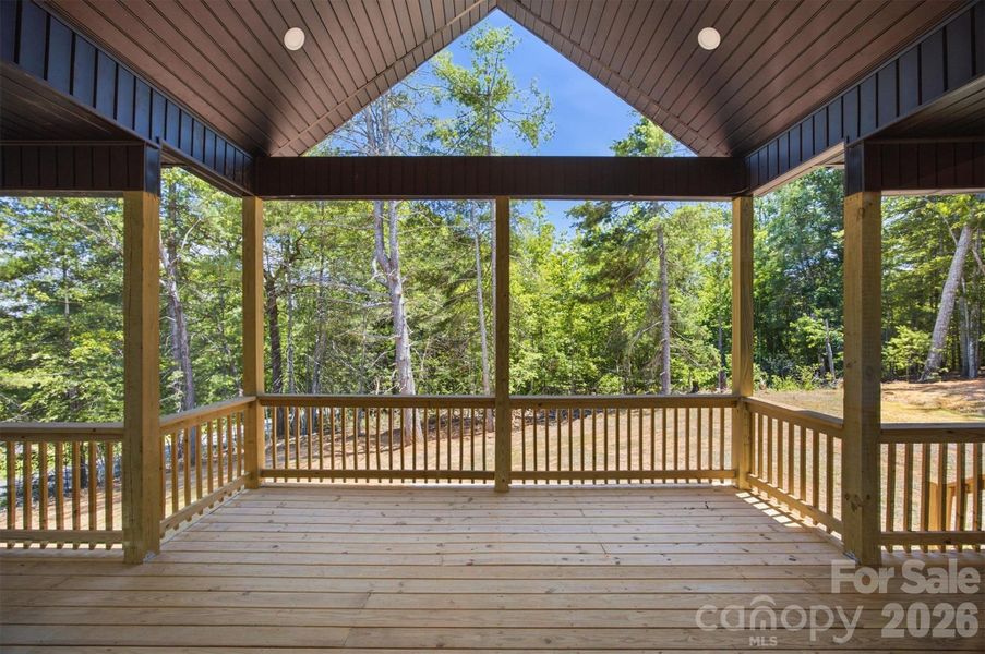 Exterior details and patio area of a home in , Morganton (Image 24).