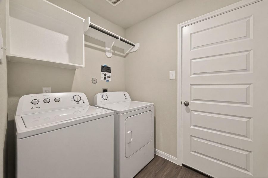 Furnished interior view inside a new home in Wayside Village, Houston (Image 18).