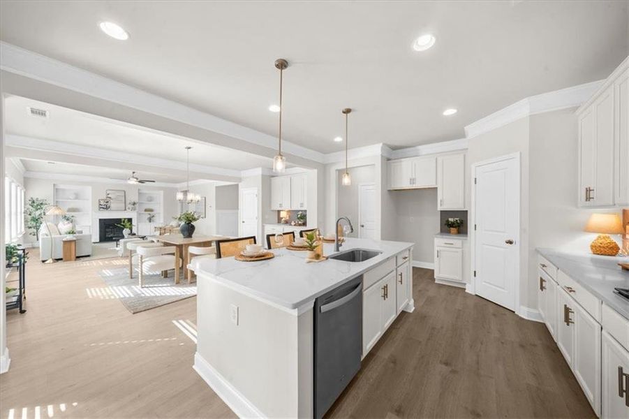 Furnished interior view inside a new home in River Rock, Ball Ground (Image 10).