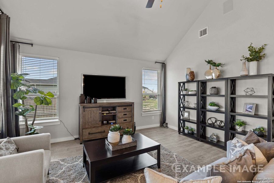 Furnished interior view inside a new home in Hannah Heights, Seguin (Image 26).
