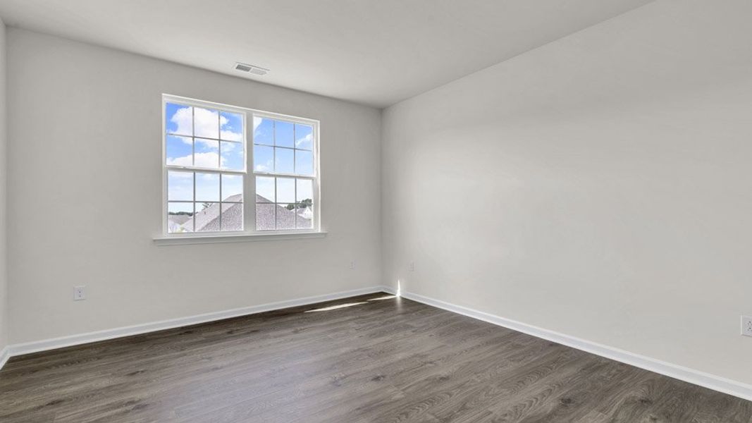 Spacious, unfurnished interior of a new home in The Villas at Kinsley, Jamestown (Image 17). Spacious, unfurnished interior of a new home in The Villas at Kinsley, Jamestown (Image 17).
