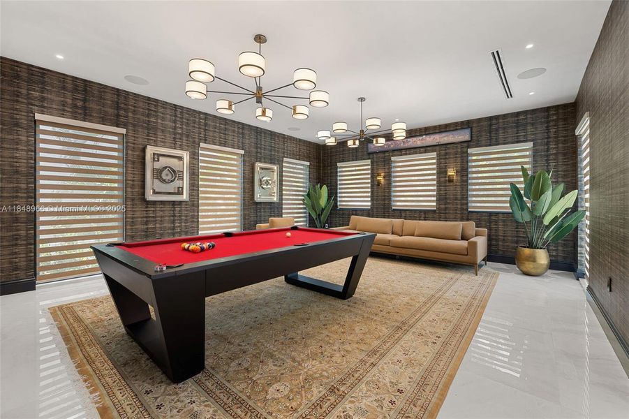 Furnished interior view inside a new home in , Miami Beach (Image 9). Furnished interior view inside a new home in , Miami Beach (Image 9).