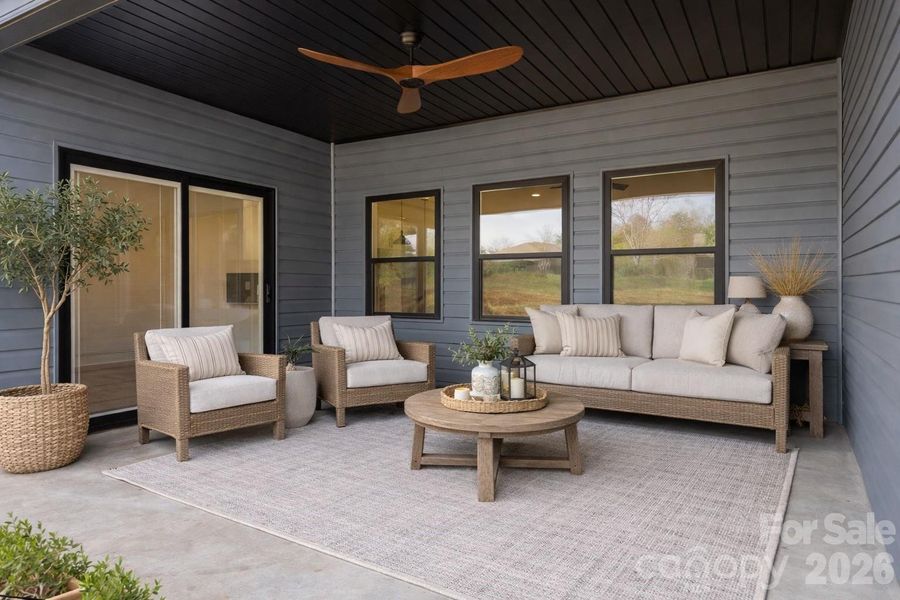 Exterior details and patio area of a home in , Salisbury (Image 4).