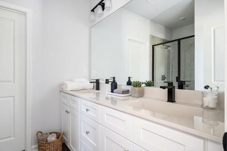 Furnished interior view inside a new home in , Atlanta (Image 7).