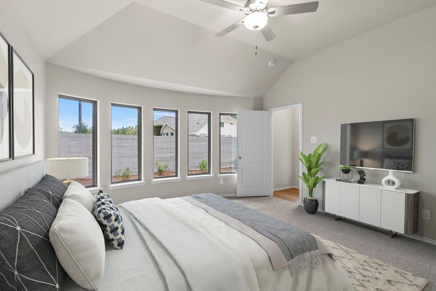 Furnished interior view inside a new home in Two Step Farm, Montgomery (Image 8). Furnished interior view inside a new home in Two Step Farm, Montgomery (Image 8).
