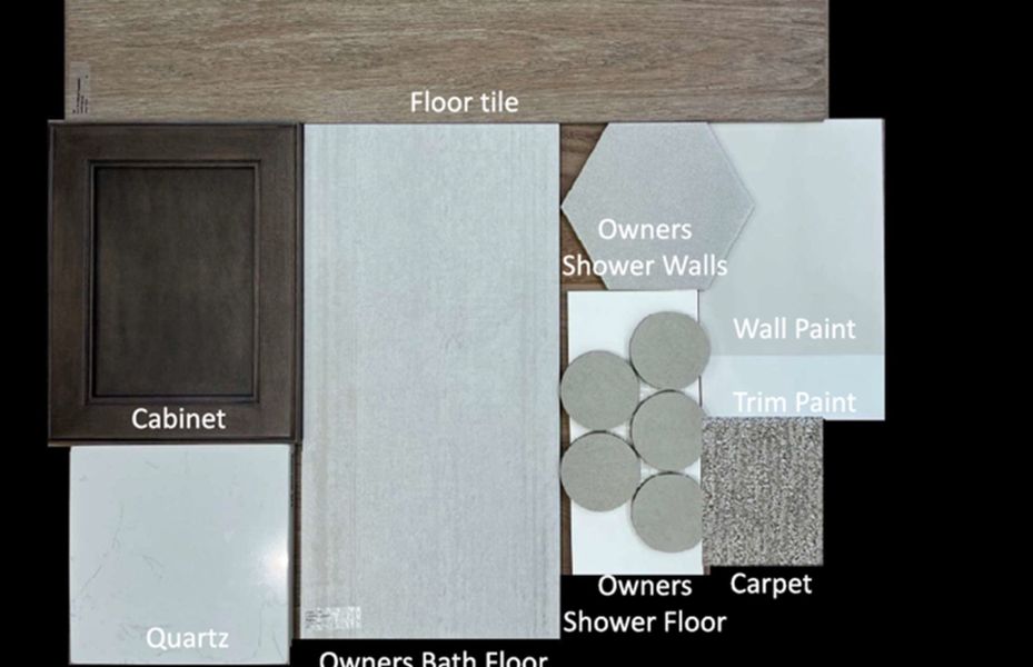 Sample of building materials used in homes in Artisan at Asante, Surprise (Image 34).