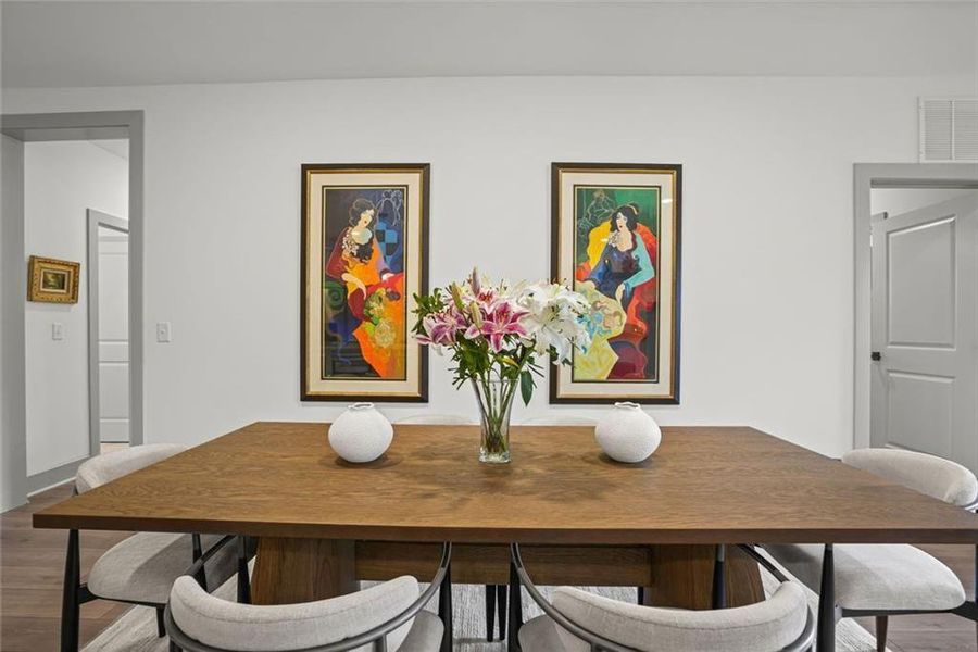 Furnished interior view inside a new home in , Cumming (Image 16).