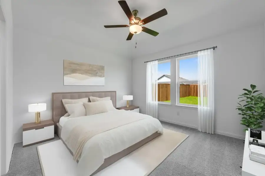 Furnished interior view inside a new home in River Ridge, Crandall (Image 4).