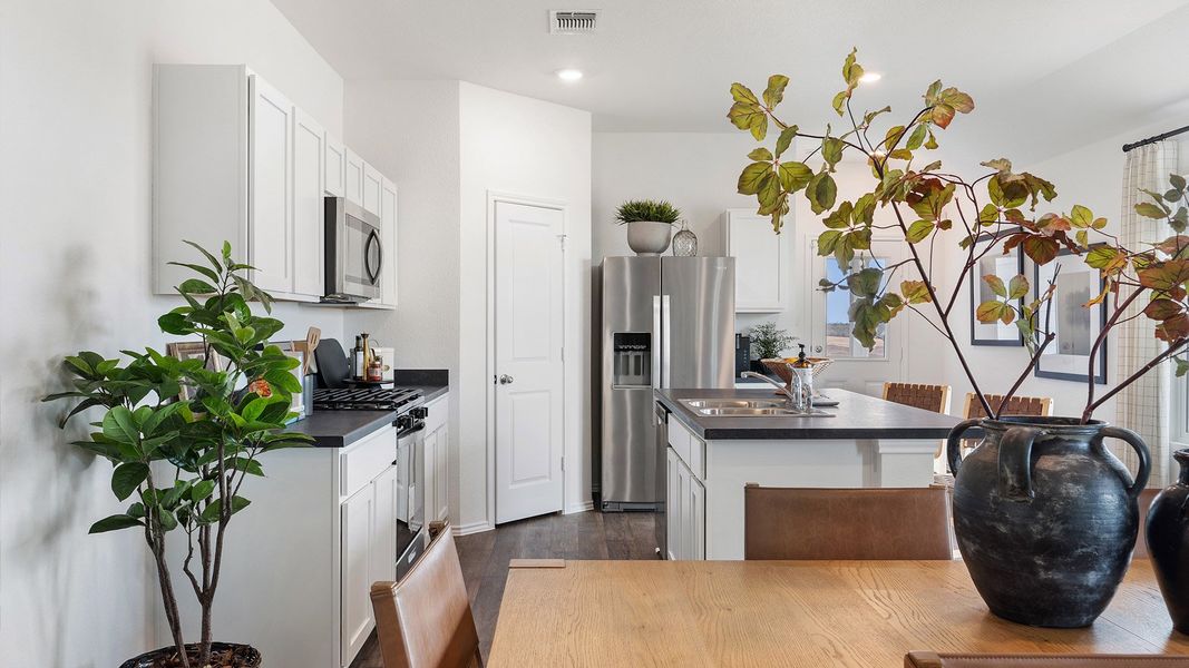 Furnished interior view inside a new home in Wayside, Uhland (Image 13).