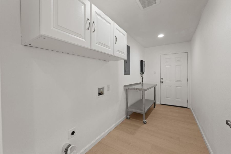 Furnished interior view inside a new home in , Point Blank (Image 5).