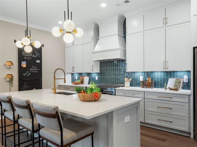 Furnished interior view inside a new home in , Suwanee (Image 43).