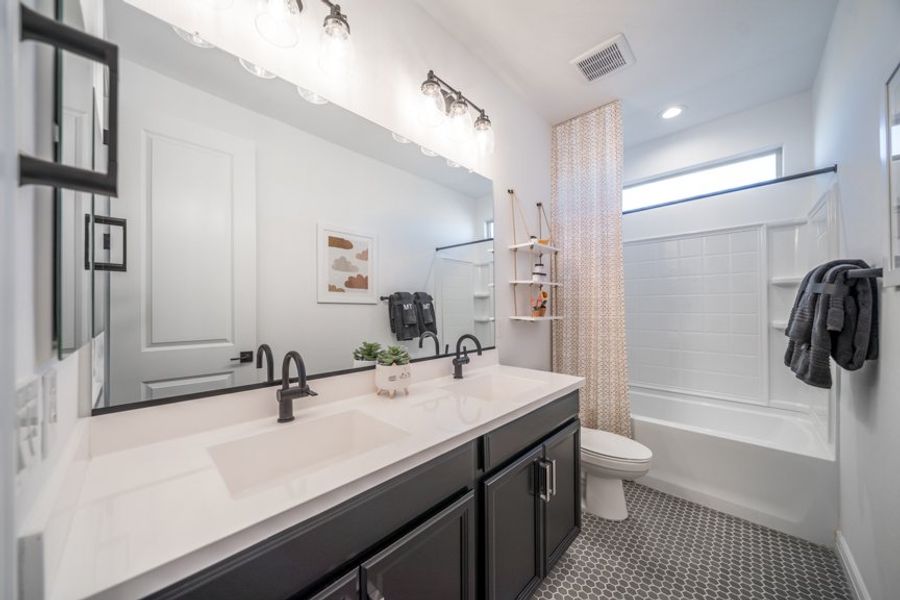 Furnished interior view inside a new home in Hawes Crossing, Mesa (Image 23).